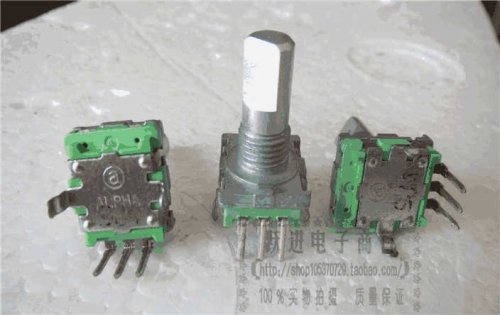 Imported Taiwan Alpha Encoder 360 Degrees to 30 Point Coding Switch Half Handle Length 15mm