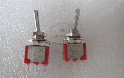 Imported Taiwan Deliwei Q11 Buttons Switch 3-Leg 2-Speed Aircraft Model Shaking Head Rocker Arm Switch 2a250v