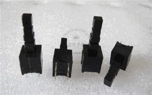 Imported Taiwan Double Row 6-Pin Self-Elastic Reset 8.5*8.5*22mm Mixer Button Lock-Free Power Switch