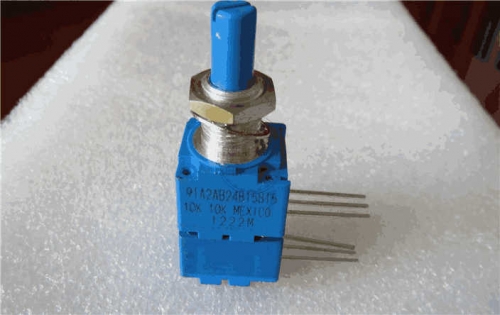 Imported US Bourns 91a2ab24b15b15 10kx2 Dual Potentiometer 6-Leg round Handle Length 18mm