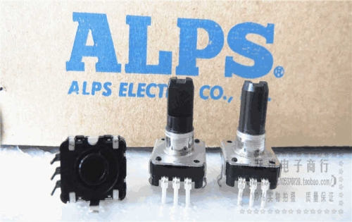 EC12 Alps Imported from Japan 24-Point Pulse Potentiometer 360 Degrees to Encoder Handle Length 15mm Half Handle