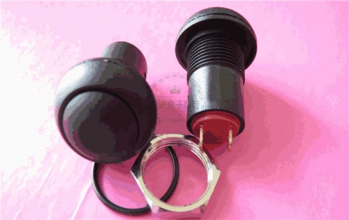 11.8mm Imported US E-SWITCH round Self-Locking Power Switch 2 Feet Waterproof Dustproof Button/Key Switch