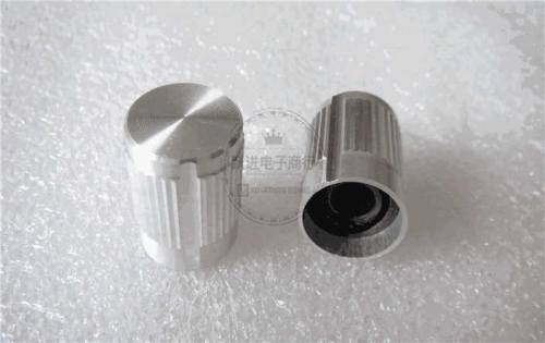 Thickened Fine Workmanship Aluminum Alloy Silver Color Tangent 15*18mm Flower Shaft Hole Potentiometer Knob Volume Cap