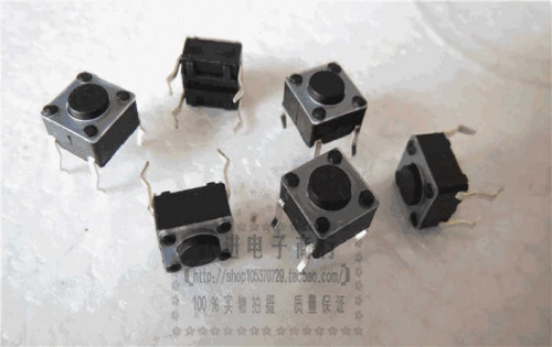 Imported Korean 6X6X4.3 Touch Switch 6*6*4. 3MM 4-Pin Direct Plastic Surface Fine Motion Switch