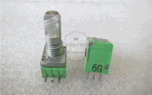 B103 Imported Taiwan Alpha 09 Type B10k Single Connection Volume Potentiometer Handle Length 15mm Half Handle