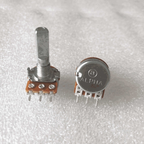 B103 Imported Taiwan Alpha 16 Type B10k Single Connection Fever Level Amplifier Stereo Speaker Volume Potentiometer