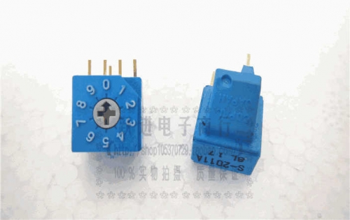 Imported Kebao S-2011A 4:1 Rotary Code Switch 0-F Side Adjustment 10-Bit Rotary Dial Switch