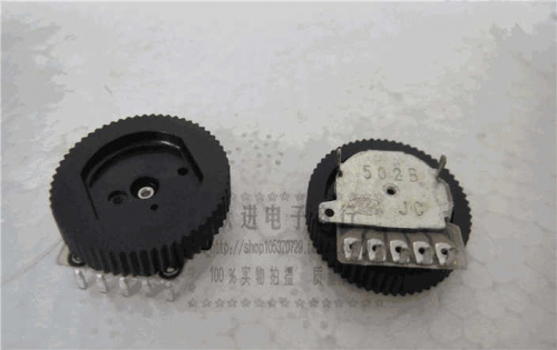 B5k * 2 Imported Japanese Alps Dual Radio MP3/4 with Wheels Catch Plate Gear Potentiometer 16*3mm