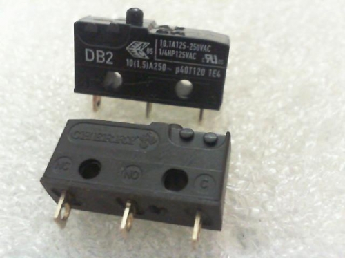 Cherry  DB2 micro waterproof switch 125VAC  250VAC / 10.1a/1/4hp