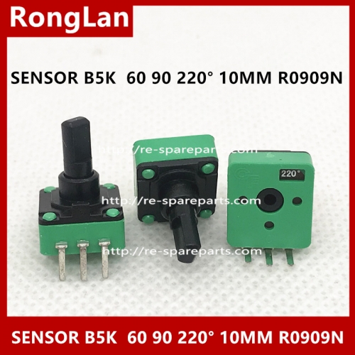 CF Resistance sensor control model aircraft with precision potentiometer 5K rocker shaft length 60 90 220 degree 10MM R0909N