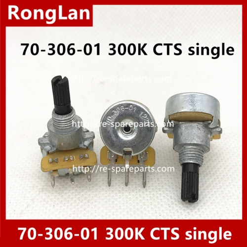Taiwan produced 70-306-01 300K CTS single joint potentiometer