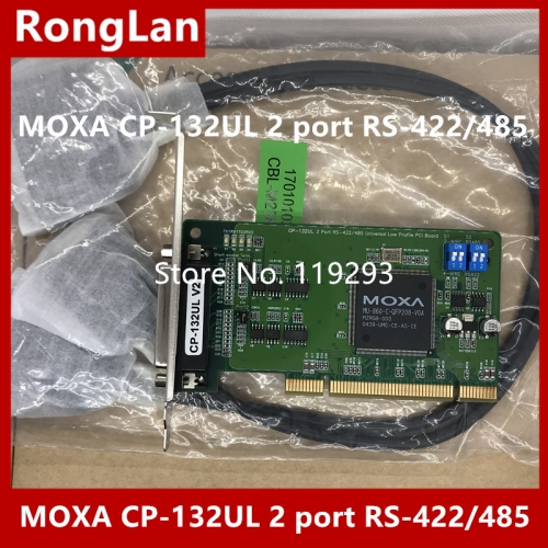 MOXA CP-132UL 2 port RS-422/485 multiple serial port card