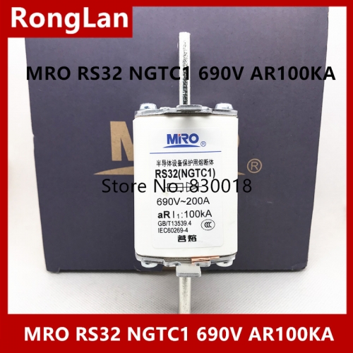 Mingrong RS32 NGTC1 Fast Fuse 690 V/660V RS32 32A 40A 50A 63A 80A 100A 120A 125A 150A 160A 200A 250A 300A AR100KA