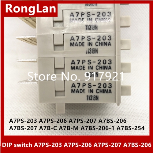 New original DIP switch A7PS-203 A7PS-206 A7PS-207 A7BS-206 A7BS-207 A7B-C A7B-M A7BS-206-1 A7BS-254