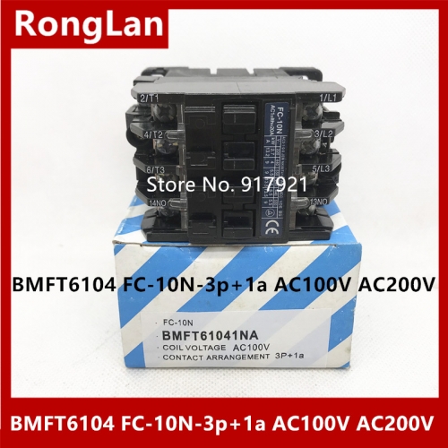 Original Japanese - BMFT6104 FC-10N-3p+1a 110VAC contactor
