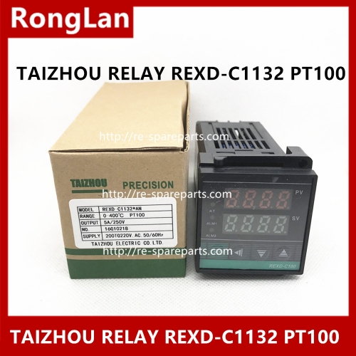 TAIZHOU REXD-C1132 REXD-C1132D REXD-C1132*AN PT100 CU50 universal temperature control meter relay input 48X48