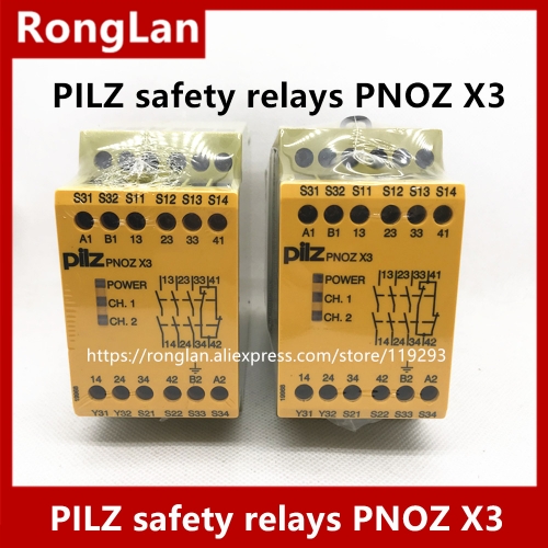 Original PILZ safety relays PNOZ X3 774318 774315 774310 774314 777310 774730 774738 777313 230VAC 24VDC 115V 3n/o 1n/c 1so