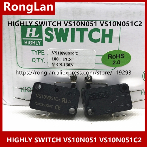 Switch micro switch pulley switch reset switch highly HIGHLY travel VS10N051 VS10N051C2