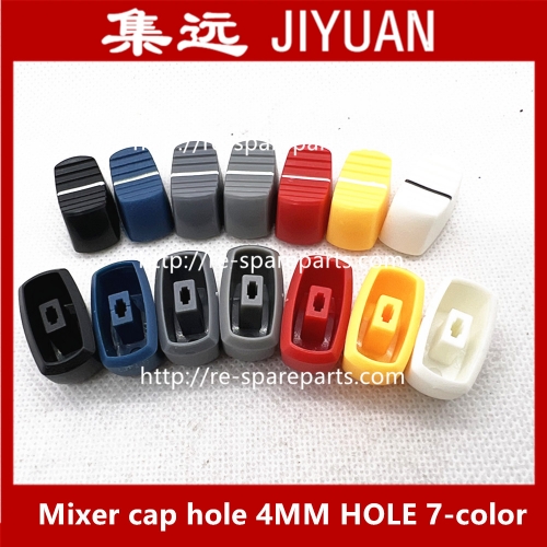 [round] mixer pusher cap hole 4MM  HOLE 7-color black gray dark blue orange red white