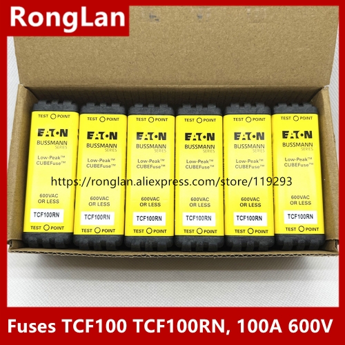 Original Bussmann fuse, Low-peak fuse, TCF90 TCF100 TCF100RN, 90A 100A 600V