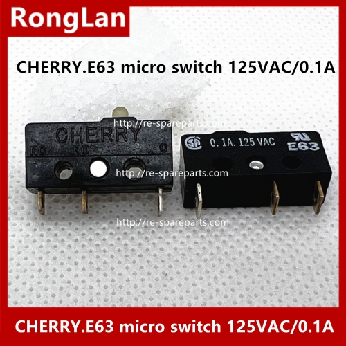 American.CHERRY E63. micro switch  125VAC/ 0.1A 3pin