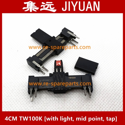 Inventory 4 cm straight slide potentiometer TW100K [with light, mid point, tap] single joint potentiometer