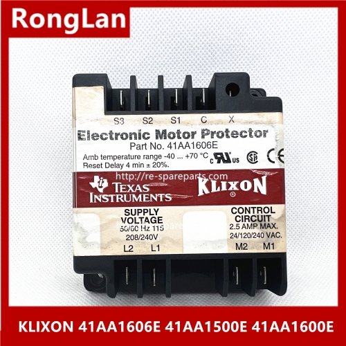 American KLIXON TI 41AA1600E 41AA1606E 41AA1500E refrigeration compressor protector