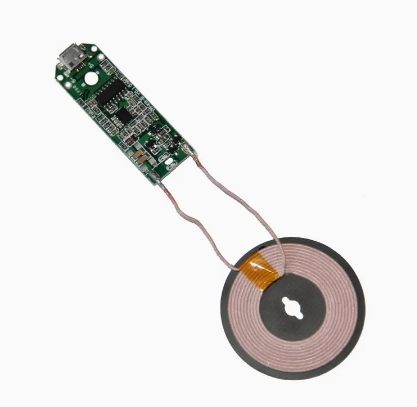 New wireless charger module transmitter base PCBA board+coil universal QI standard with LED light solution