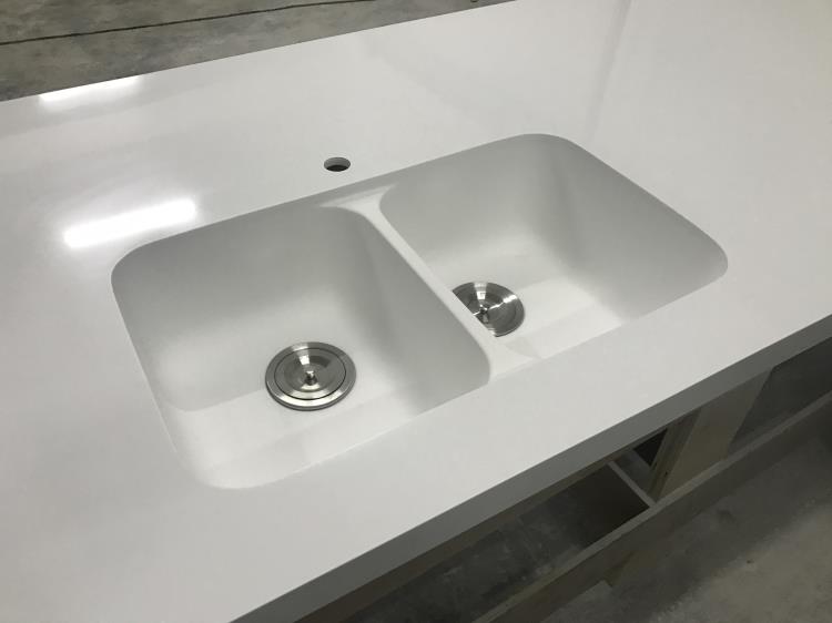 corian countertop sink