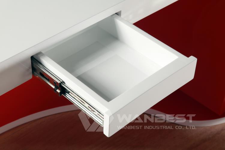 RED WHITE MANAGER DESK DRAWER for pen