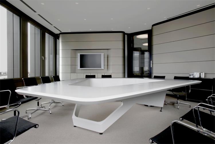 large many people meeting table
