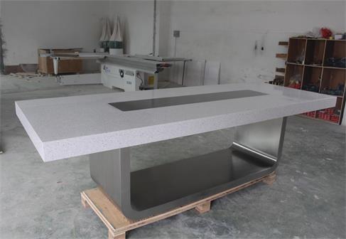 Modern Conference Table Stone Meeting Desk