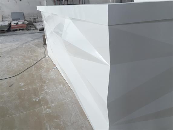 Modern New Popular Rhombus Bar Counter Stone Surface