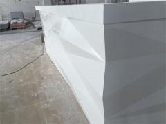 Modern New Popular Rhombus Bar Counter Stone Surface