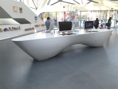 Commercial artificial marble computer display counter 