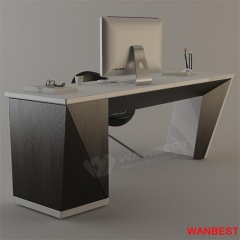 Popular  artificial stone manager Office Table for sales desk furniture