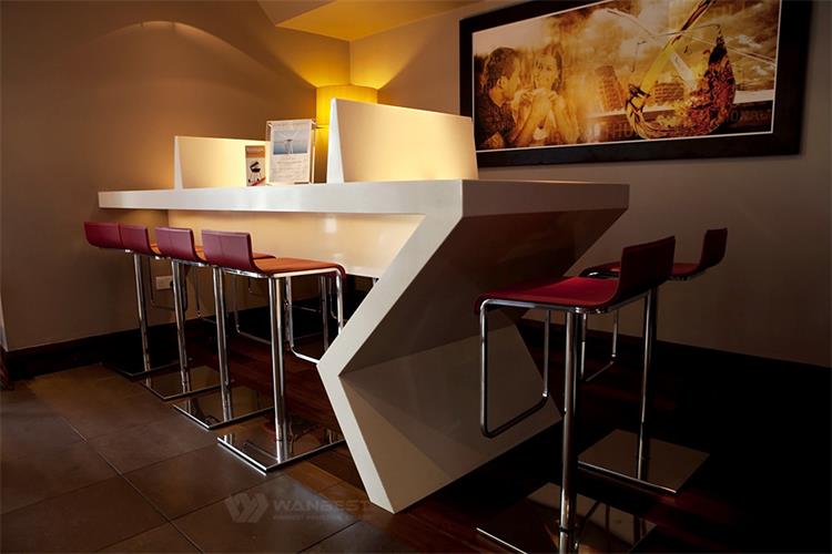 Modern appearance corner bar table 