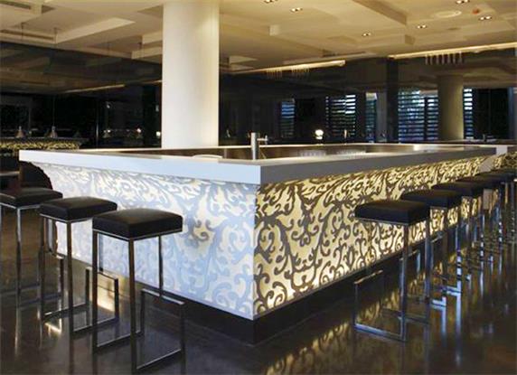 Unique Square Large Bar Counter Furniture Manufacturer