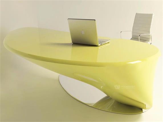 Unique shape manager desk customized size and color