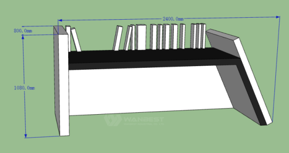 Book Publishing Company  Reception  Counter Design