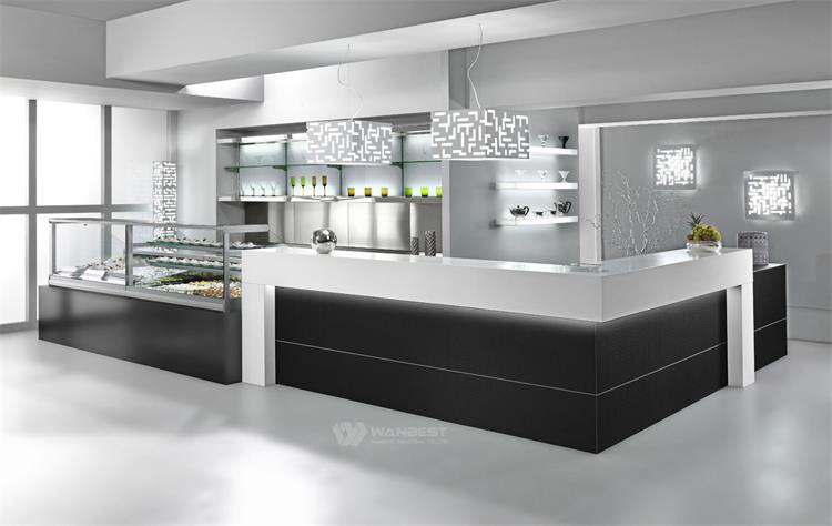 Solid Surface Simple Restaurant Counter