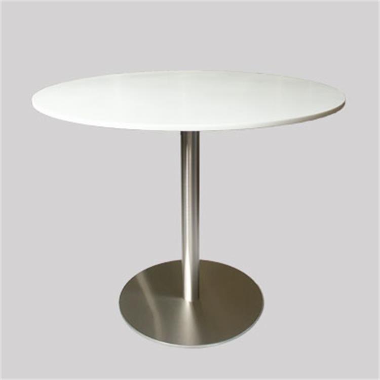 Round Artificial Marble Restaurant Dining Table