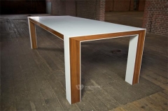 New Design Man Made Stone Top Dining Table For Sale