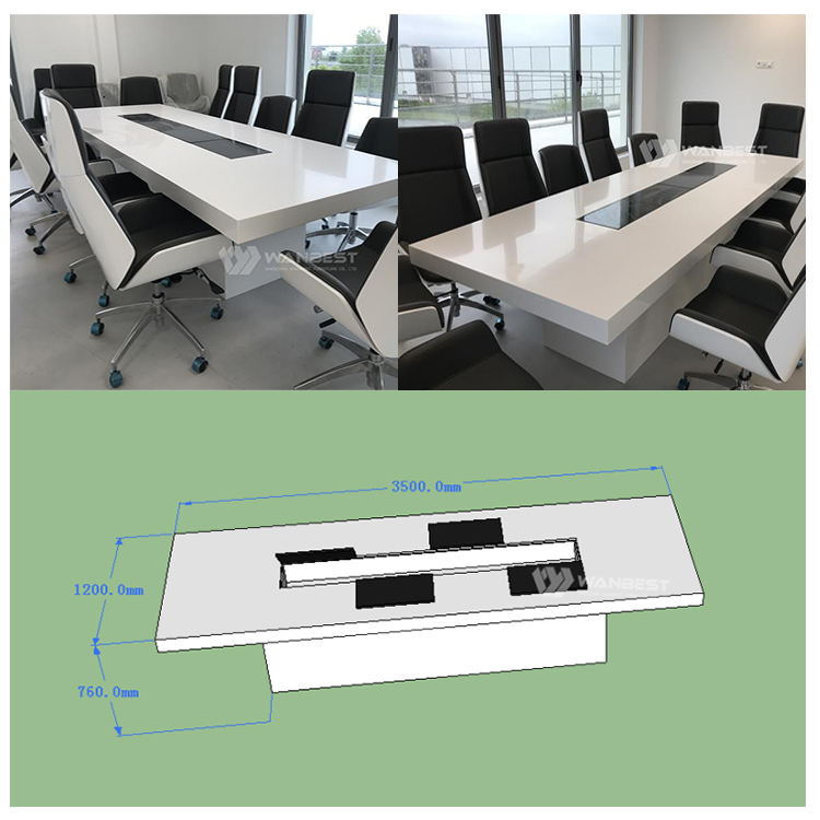 Solid surface Conference table 