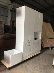 White multi-purpose multi-space storage cabinets for sale