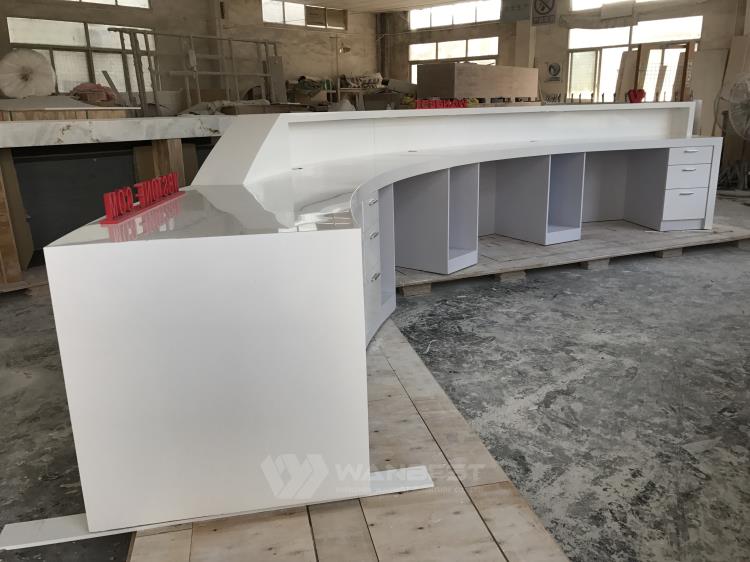 Corian reception desk 