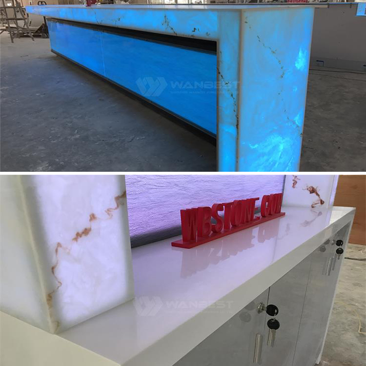 More details of bar counter 