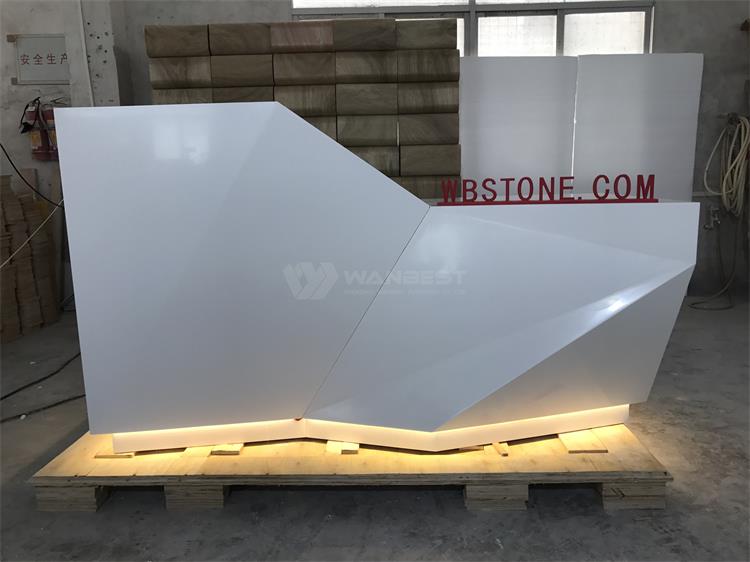 LED lighting front counter 