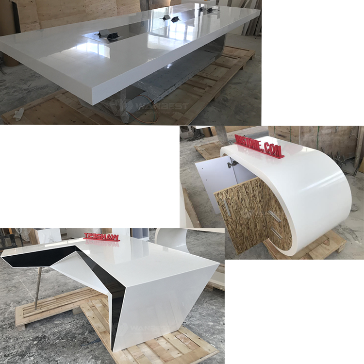 Corian Conference table and Office desk 
