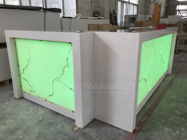 Artificial stone bar counter 